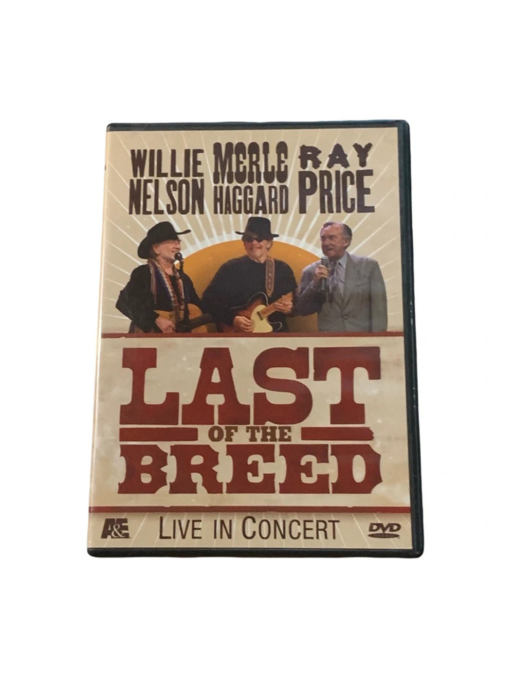 Last of the Breed Live in Concert DVD Willie Nelson Merle Haggard Ray